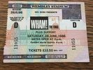 ?RARE?UNUSED WHAM TICKET•The Final '86 Wham  (George Michael)