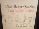 Chet Baker Quartet Jazz at Ann Arbor Pacific Jazz 1203 LP Record *RED VINYL* VG+