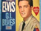 ELVIS PRESLEY G.I. BLUES LP RCA USA LPM-2256 VINYL LONG PLAY LABEL HEART STICKER