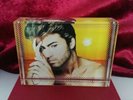 George Michael Crystal Block Memorabilia Gift 8x6cm