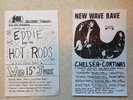 Original 1977 Punk FLYERS Chelsea CORTINAS Eddie & The Hot Rods Sex Pistols