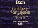 Bach - Goldberg-Variationen, Inventionen, Hans Pischner, Cembalo 2 LP