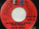 DAVID RUFFIN 45:Action Speaks Louder Than Words / You Can Get,Check-Mate Records