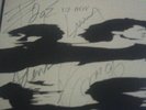 U2 BOY LP HAND SIGNED BY THE BAND