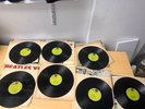 7 VINTAGE BEATLES RECORDS/ CAPITAL RECORDS GREEN LABLES MEET THE BEATLES +++