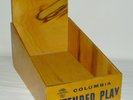 Vintage COLUMBIA Records Advertising Wooden Store Display Box Extended Play