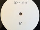 Brand X LP Livestock WHITE LABEL TEST PRESSING UK Charisma 1st Press Genesis