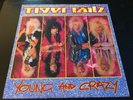 TIGERTAILZ Young And Crazy '87 LP HAIR/Glam ORIGINAL UK   IMPORT