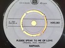 EUROVISION SPAIN 1967 RAPHAEL Please Speak To Me Of Love ENGLISH VERSION 7”