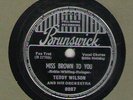 c 78 RPM Teddy Wilson Brunswick 8087 in E (Billie Holiday)