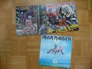 3  LP SCHALLPLATTE IRON MAIDEN SOMEWHERE IN TIME THE NUMBER OF THE/ SEVENTH SON