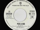 Sweet Soul 45 - J.B. Bingham - Peek-A-Boo - Warner Bros. - VG++ mp3 - promo