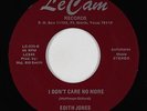 Funk Soul 45 - Edith Jones - I Don't Care No More - Le Cam - VG++ Cresa Watson