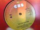 U2 out of control Irish CBS three track rare 12 inch