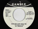 Northern Soul 45 - B.K. Marcus - Does She Care About Me - Gamble - VG+ mp3