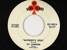 Northern Soul 45 - Hy Lawson - Anybody's Fool - King Of Clubs - mp3 - obscure