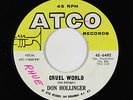 Northern/Deep Soul 45 - Don Hollinger - Cruel World - ATCO - VG++ mp3