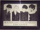 FRAMED SIOUXSIE & THE BANSHEES 1979 JOIN HANDS PROMO POSTER FRAMED