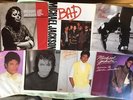 LOT:7 MICHAEL JACKSON UNPLAYED NEW OLD STOCK PICTURE SLEEVE 45s BAD DIANA PYT+++