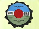 JUBILEE FOUR  RIDERS IN THE SKY  VG+ PAULINE  ERA RECORDS  RARE POPCORN  POP 45