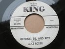 ALICE ROZIER George, BB and Roy NORTHERN SOUL 7 HEAR King Promo