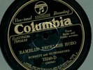 Burnett & Rutherford Columbia 15240 E+ Country 78 Ramblin' Wreckless Hobo b/w Cu