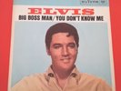 ELVIS PRESLEY (45 RPM - ITALY) 45N 1534  BIG BOSS MAN (RARE PERFECT COVER)