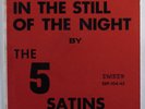 Doo Wop 45 FIVE SATINS In The Still of The EMBER 4-song ep picture sleeve HEAR