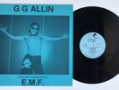 GG ALLIN & THE SCUMFUCS EMF Eat My Fuc LP NM KBD 1989 Jabbers Black & Blue Punk