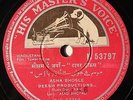 India Hindi Movie Tower House Music Ravi 78 Rpm N 53797 Made In India r159