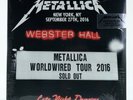 Metallica Live at Webster Hall, New York 2016 3-LP Factory Sealed