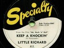 LITTLE RICHARD (Keep A Knockin' / Can't Believe You) R&B/SOUL 78  RPM  RECORD