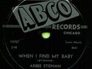 ARBEE STIDHAM (When I Find My Baby / Please Let It Be) R&B/SOUL 78  RPM  RECORD