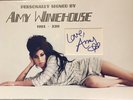 Amy Winehouse authentic hand signed autographed display AFTAL Dealer 113