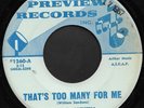 Rare 60's USA Rock-Pop-Soul 45 - RODD KEITH (Preview) EX