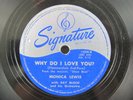 Monica Lewis Why Do I love You Ray Bloch All The Things You Are 78 RPM Signature
