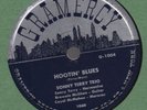 Orig SONNY TERRY TRIO Hootin' Blues / Dangerous Woman 78 Gramercy EX