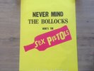 Sex Pistols Never Mind The Bo***cks ORIGINAL Absolut Promo Poster Punk Damned