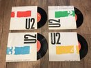 RARE U2 4 x LIMITED EDITION SINGLES SET 1985.  PAC 3. CBS 4727.  Ex/Vg