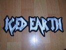 ICED EARTH Backpatch Patch Shape Heavy Metal Back Patch