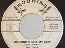 Rockabilly PROMO 45 Phil Gray and The Go Boys Somebody's Got on Robbins HEAR