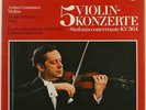 ARTHUR GRUMIAUX MOZART 5 VIOLIN CONCERTOS PHILIPS ED.1 3LP BOX STEREO 6747308 NM