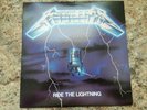 Metallica Ride The Lightning Record Original Megaforce 1984