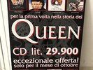QUEEN cartonato promo Display 50 x 70 cm Freddie Mercury Brian May Italy