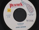 JAMES BOOKER: Gonzo / Cool Turkey 45 (sm tol, rubber stamp ol) Soul