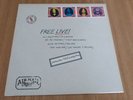 FREE - LIVE - UK ISSUE - ENVELOPE SLEEVE + PRINTED INNER - VERY GOOD++