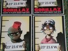 GORILLAZ JAMIE HEWLETT RARE 4 X TOUR POSTERS PLASTIC BEACH BLUR BANKSY ALBARN
