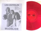 LED ZEPPELIN - MUDSLIDE red vinyl TMOQ rare live LP