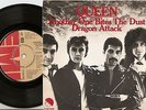 QUEEN ANOTHER ONE BITES THE DUST & DRAGON ATTACK SWEDISH 45+PS 1980 MERCURY MAY