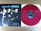 Depeche Mode Live Rock In Athens 1985 maga rare Coloured Red Vinyl LP Album